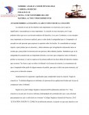 ANÁLISIS SOBRE LA CITACIÓN, CLASES Y EFECTOS DE LA CITACIÓN