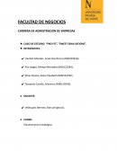 CASO DE ESTUDIO: “PRO-FIT”, “SWEET SENA-SATIONS”