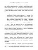 Internet: Nuevos paradigmas de la comunicación
