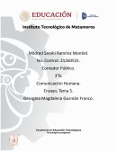 Comunicación humana- unidad 5