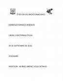 ÉTICA EN LAS ORGACIONACIONES