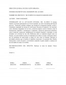 PROYECTO: “MI CUERPO UNA MAQUINA MARAVILLOSA”