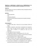IDENTIFICAR EL EFECTO DE LA TEMPERATURA EN EL RENDIMIENTO DEL OPERARIO (DISEÑO EXPERIMENTAL UN FACTOR)