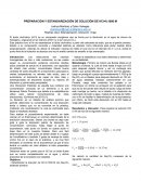 PREPARACIÓN Y ESTANDARIZACIÓN DE SOLUCIÓN DE HCl=0,1000 M