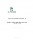 INFORME DE DESEMPEÑO LABORAL PARA OPTAR AL TITULO DE CONTADOR GENERA