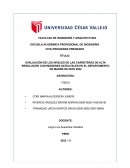 EVALUACIÓN DE LOS NIVELES DE LAS CARRETERAS DE ALTA RESOLUCIÓN CON IMÁGENES SATELITALES EN EL DEPARTAMENTO DE MADRE DE DIOS 2022
