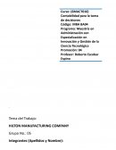 Caso HILTON MANUFACTURING COMPANY