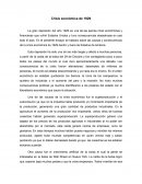 Crisis económica de 1929