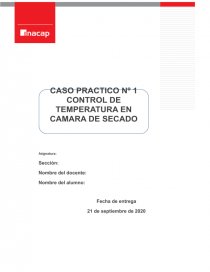Control de temperatura en camara de secado. Página 1