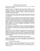 Análisis del entorno internacional