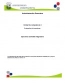 Administración financiera. Evaluación de inversiones
