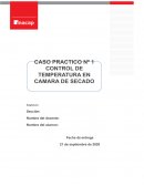 Control de temperatura en camara de secado