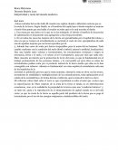 Subjetividad y razonamiento del mundo moderno