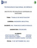 Trabajo de investigación Herramientas ergonomícas