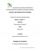 Probabilidad y Estadística