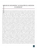 ANÁLISIS DEL DOCUMENTAL “LA EVOLUCIÓN DE LA MEDICINA DE URGENCIAS”