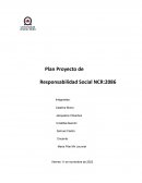 Plan Proyecto de Responsabilidad Social NCR:2086
