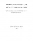 EL NARCOTICO HECHO DEPORTE Y EL MUNDO HECHO UNA PELOTA