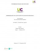 Administración con acentuación en planeacion estrategica