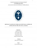 DISEÑO DE UN SISTEMA DE CONTROL DE GESTIÓN PARA LA EMPRESA DE GENERACIÓN ELÉCTRICA DEL SUR S.A. (EGESUR)