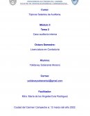 Tópicos Selectos de Auditoria