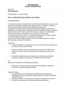 PLAN DE ACCION TALLER: JORNADA DE ESI