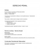 Derecho Penal. Delitos