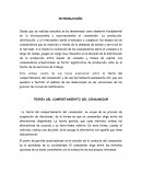 TEORIA DEL COMPORTAMINETO DEL CONSUMUDOR