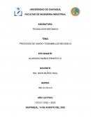 PROCESOS DE UNIÓN Y ENSAMBLAJE MECÁNICO