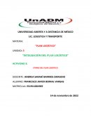 Integración del plan logístico