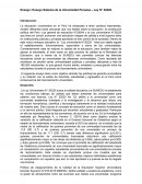 Ensayo Sistema de la Universidad Peruana – Ley N° 30220