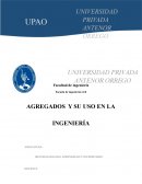 Agregados y su uso en la ingeniería