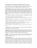 GUÍA SUGERIDA PARA LA ELABORACIÓN DE INFORMES DE PRÁCTICAS DE CAMPO