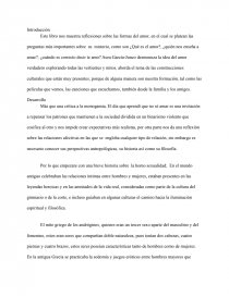 RELACIONES INTERPERSONALES SOBRE EL AMOR. Página 1