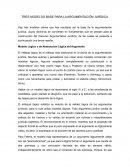 MODELOS BASE PARA LA ARGUMENTACION JURIDICA