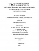 Análisis financiero sobre la empresa Ferreycorp S.A.A