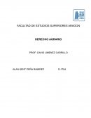 GUIA DERECHO AGRARIO LEY DE EJIDOS DE 1920