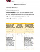 Modelo de apreciación descriptivo