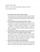 Asignatura “Derecho Familiar”