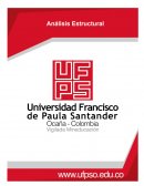 Informe de ponencia, Análisis Estructural