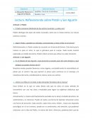 Reflexionando sobre Platón y San Agustín