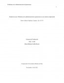 Problema en la administración de operaciones en un contexto empresarial