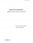 Que es la Comunicación Interpersonal