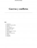 Informe sobre guerras y conflictos