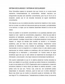 Sistema escolarizado y sistema no escolarizado