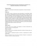 ¿Cuáles son los determinantes institucionales más importantes en términos de bienestar general?