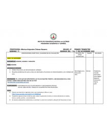 PROGRAMA ACADÉMICO 5°. Página 1
