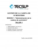 Administración de la cadena de suministro