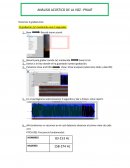 ANÁLISIS ACÚSTICO DE LA VOZ : PRAAT