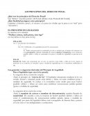 LOS PRINCIPIOS DEL DERECHO PENAL